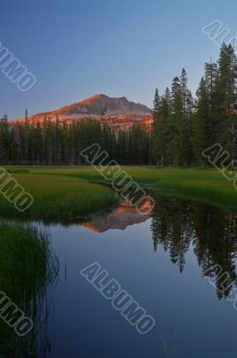 Mountain reflections