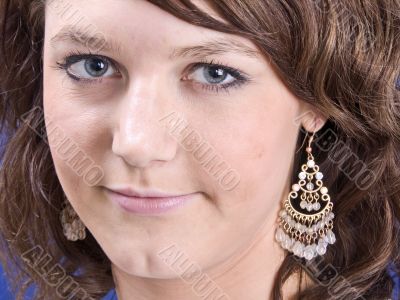 girl with ear-ring