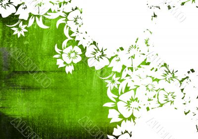 floral style backgrounds frame