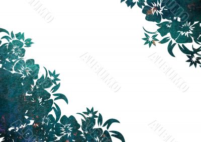 floral style backgrounds frame