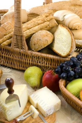 Bread and Wine Series with fruit