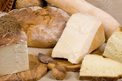 Bread Series (grain breads with cheese)