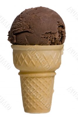 Chocolate Ice cream cone