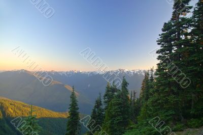 Scenic Mountain landscape