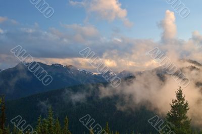 Scenic Mountain landscape
