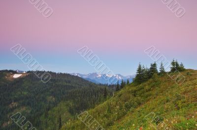 Scenic Mountain landscape