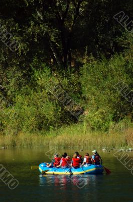 going down the river