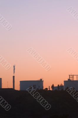 industrial sunset