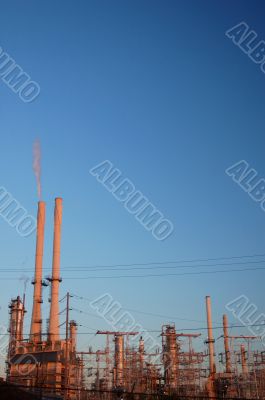 industrial sunset