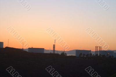 industrial sunset
