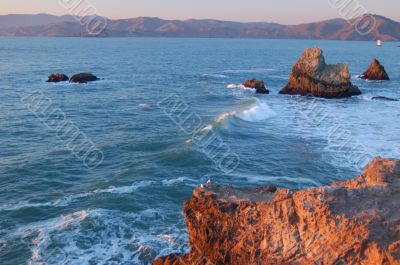 California shoreline