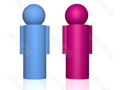 Man and woman