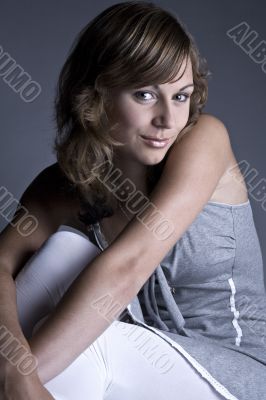 Sitting on the floor