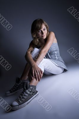 Sitting on the back