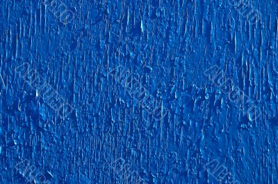 The blue invoice of a wall