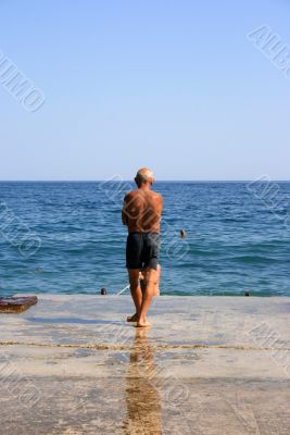 Old man and sea