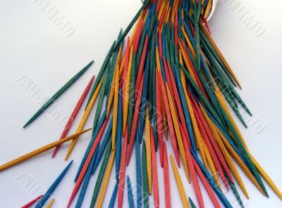 colored toothpicks