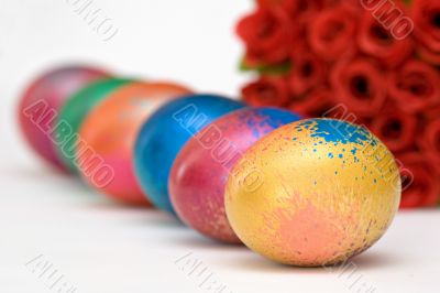 Easter Eggs and Flowers