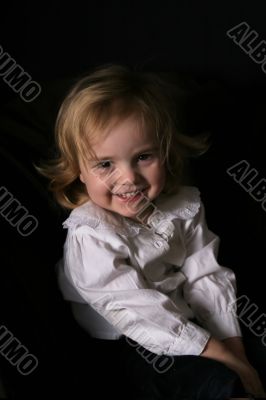 girl smiling