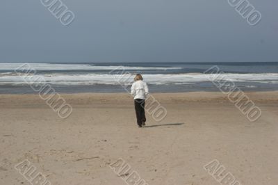 at the beach