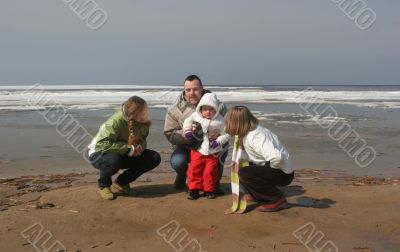 at the beach