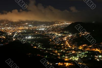 city in mountains