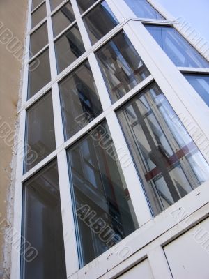 glass elevator