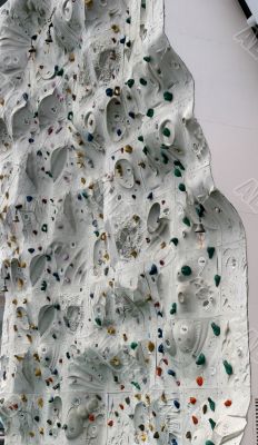 Grey Climbing Wall