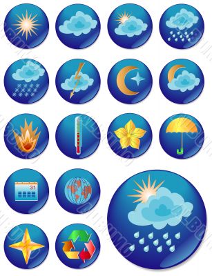 The web icon. vector image. 17 buttom.