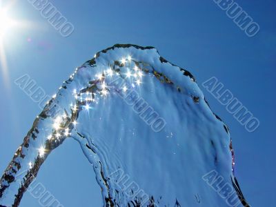clear water splash