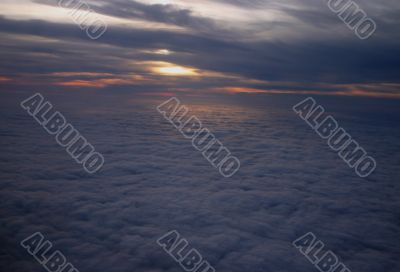 Over clouds