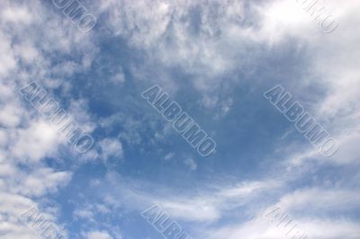 Small white clouds