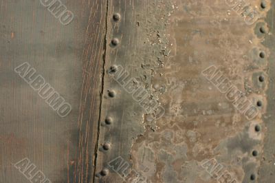 Old steel and rivets