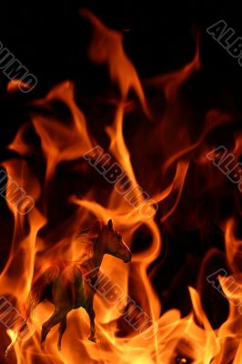 Fire horse