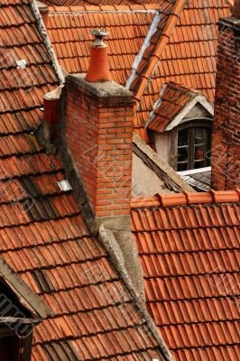 Red rooftops