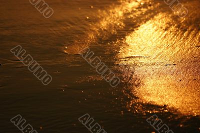 Golden beach