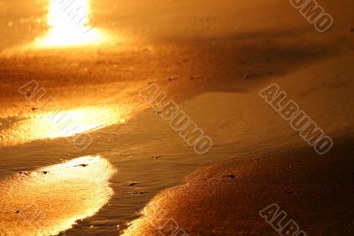 Sunset at the beach
