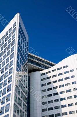 white office buildings
