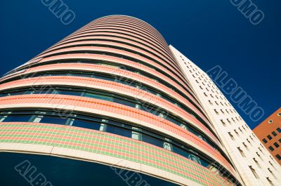colorful office towers