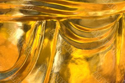 bolden buddha statue abstract
