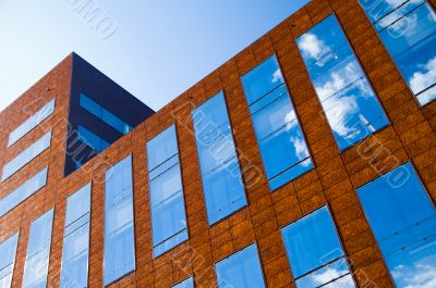 reflecting office building