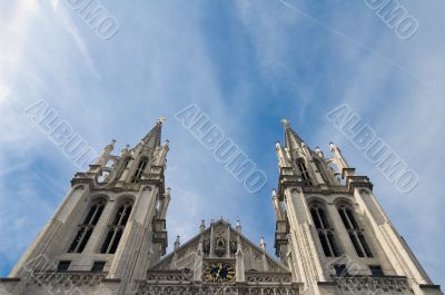 big cathedral towers