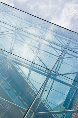 reflecting glass building