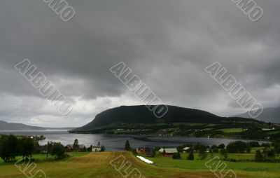 Rural norwegian landscape