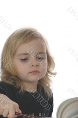 Kids reeding