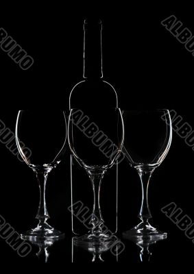 bottle of red wine