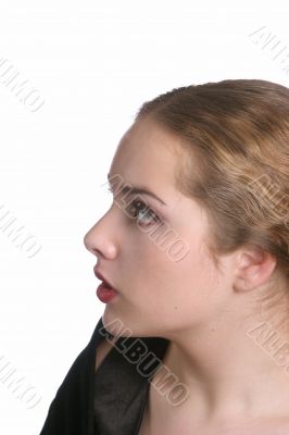  serious pretty face looking to
