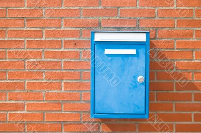 blue mailbox