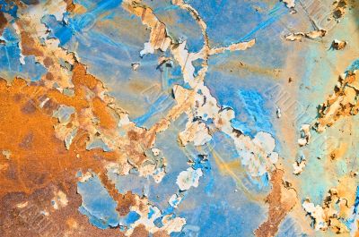 colorful rusty metal texture