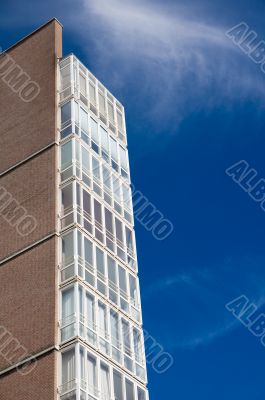 modern apartment building